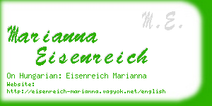 marianna eisenreich business card